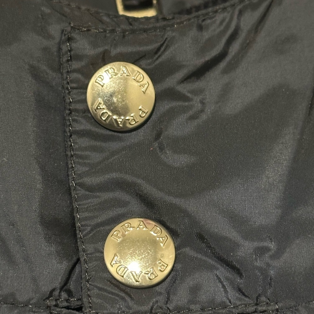 Prada Black men Hooded Windbreaker size L, gently used, pre-owned. - Picture 7 of 12